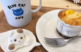 岡山猫カフェBLUE CAT CAFEマフィン