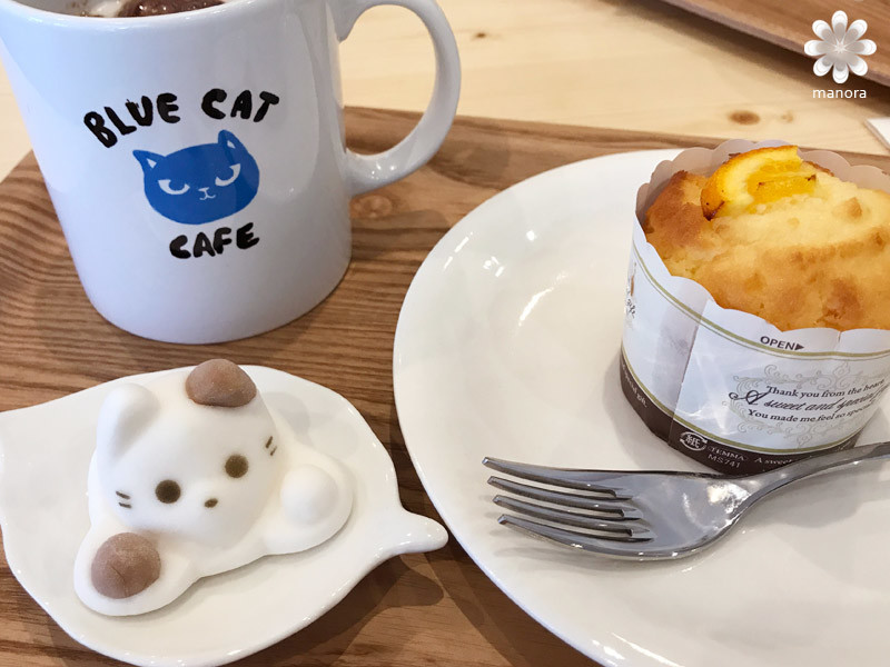 岡山猫カフェBLUE CAT CAFEマフィン