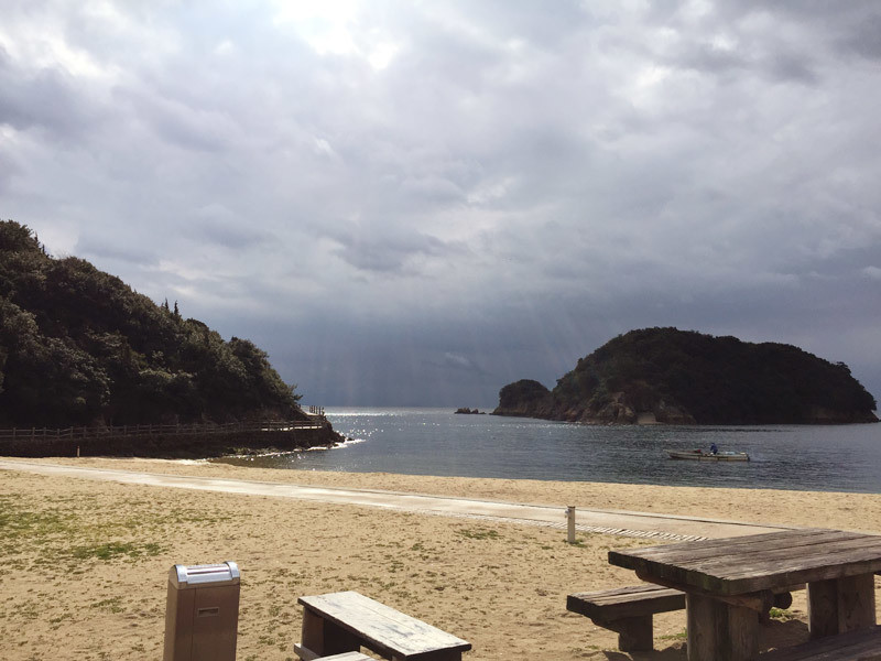 仙酔島　海岸